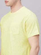 Men's Natural 100% Cotton Regular Fit Tshirt