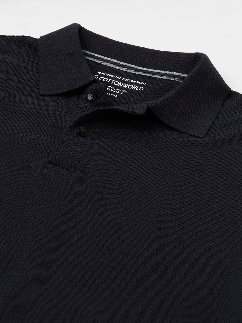 Men's Navy 100% Cotton Regular Fit Tshirt