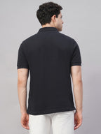 Men's Navy 100% Cotton Regular Fit Tshirt