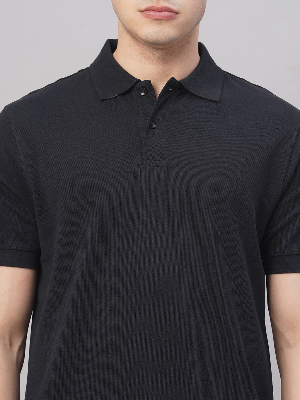 Men's Navy 100% Cotton Regular Fit Tshirt