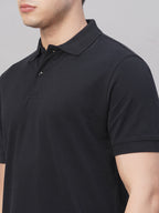 Men's Navy 100% Cotton Regular Fit Tshirt