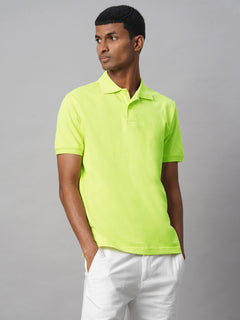 Men’s Cotton Regular Fit Polo T-Shirt Green