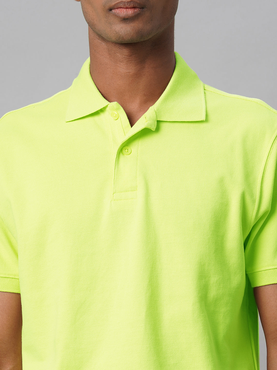 Men's Green 100% Cotton Regular Fit Tshirt