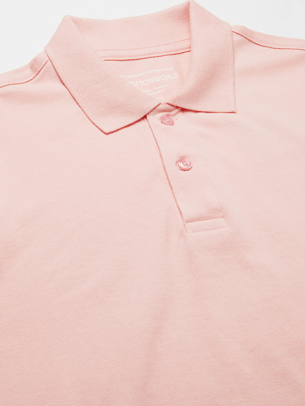 Men's Pink 100% Cotton Regular Fit Tshirt