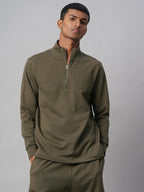 Men's Brown Cotton Polyester Regular Fit Tshirt