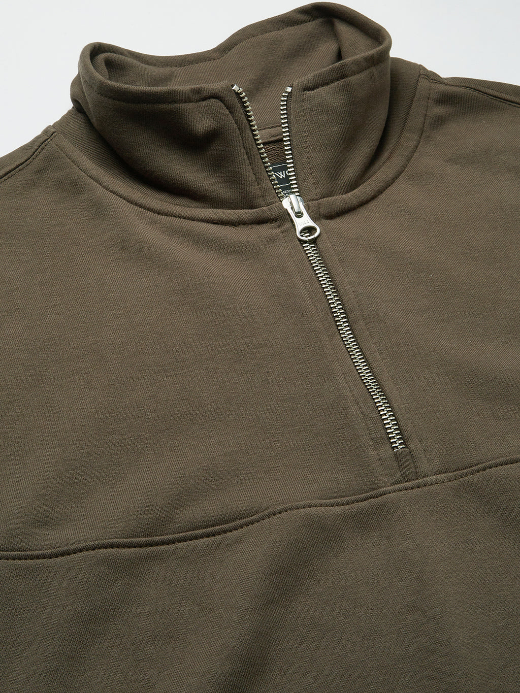 Men's Brown Cotton Polyester Regular Fit Tshirt