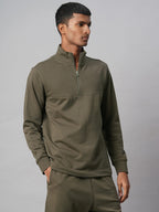 Men's Brown Cotton Polyester Regular Fit Tshirt