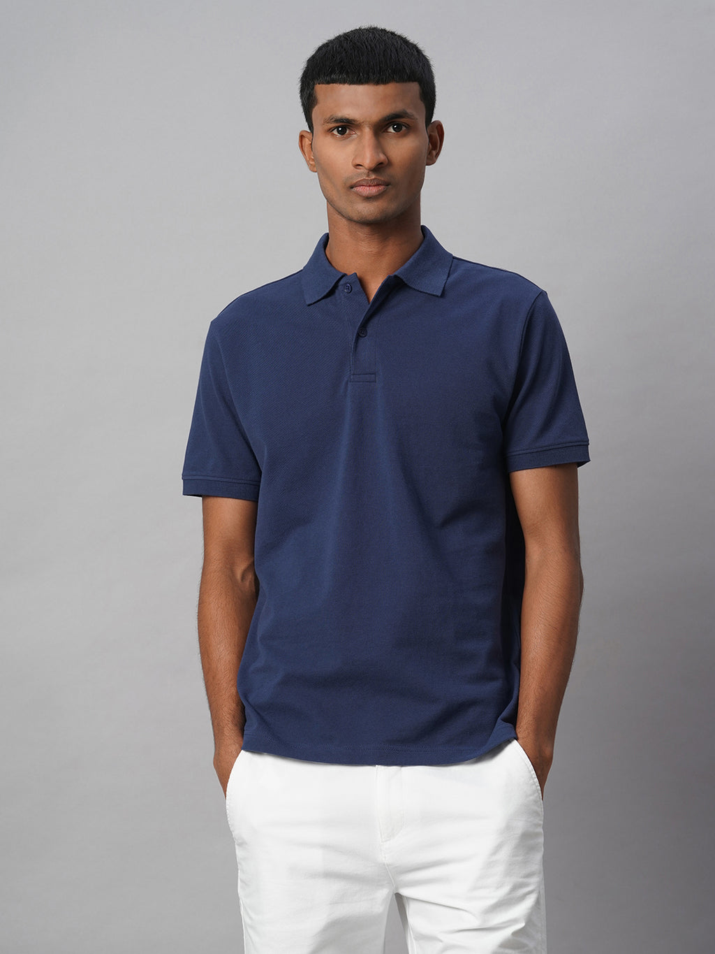 Men's Royal 100% Cotton Regular Fit Tshirt
