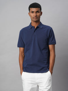 Men's Royal 100% Cotton Regular Fit Tshirt