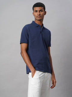 Men's Royal 100% Cotton Regular Fit Tshirt
