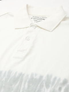 Men's Green Cotton Regular Fit Tshirt