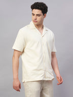 Men's Natural Cotton Elastane Regular Fit Tshirt