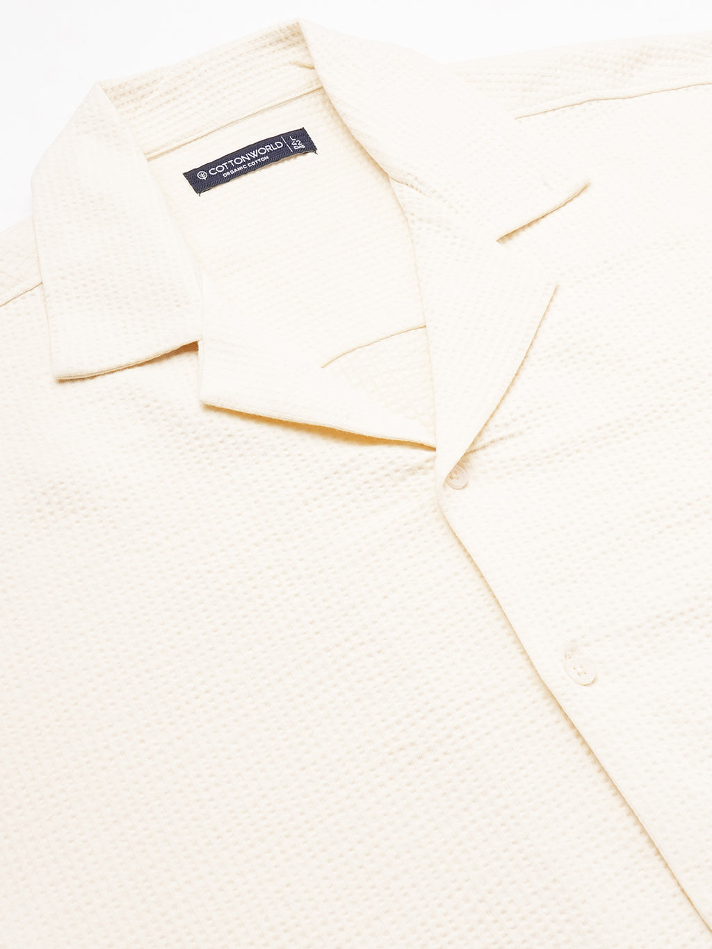 Men's Natural Cotton Elastane Regular Fit Tshirt