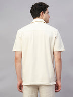 Men's Natural Cotton Elastane Regular Fit Tshirt