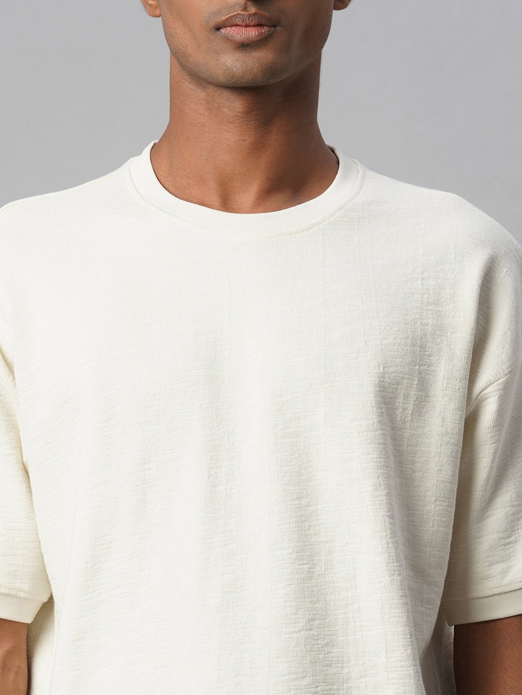 Men's Natural 100% Cotton Regular Fit Tshirt