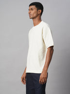 Men's Natural 100% Cotton Regular Fit Tshirt