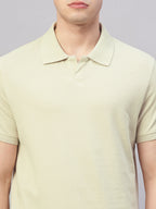 Men's Grey 100% Cotton Regular Fit Tshirt