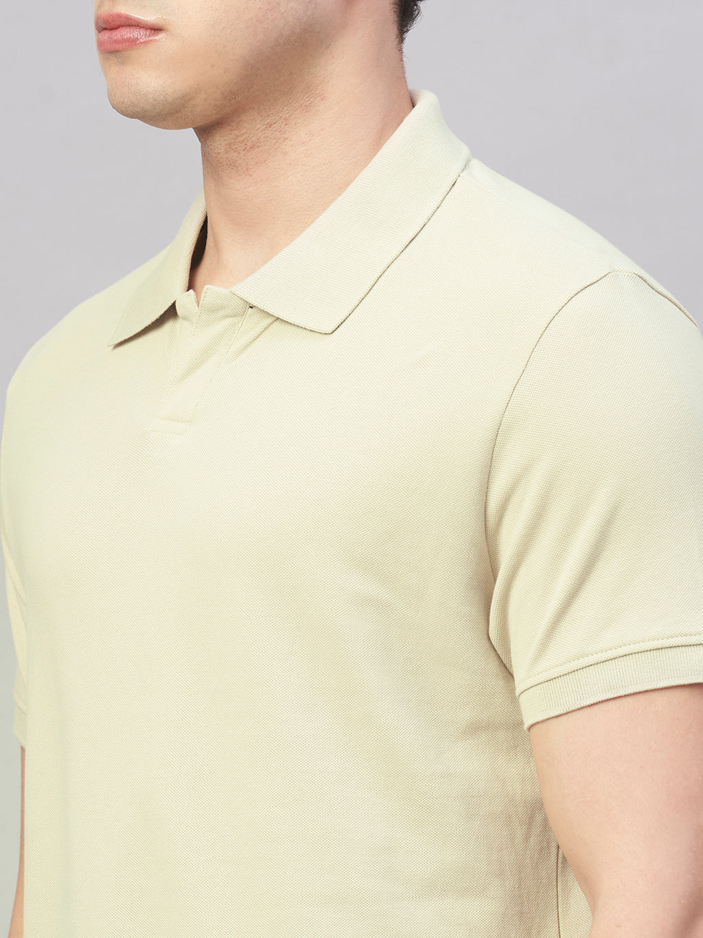 Men's Grey 100% Cotton Regular Fit Tshirt