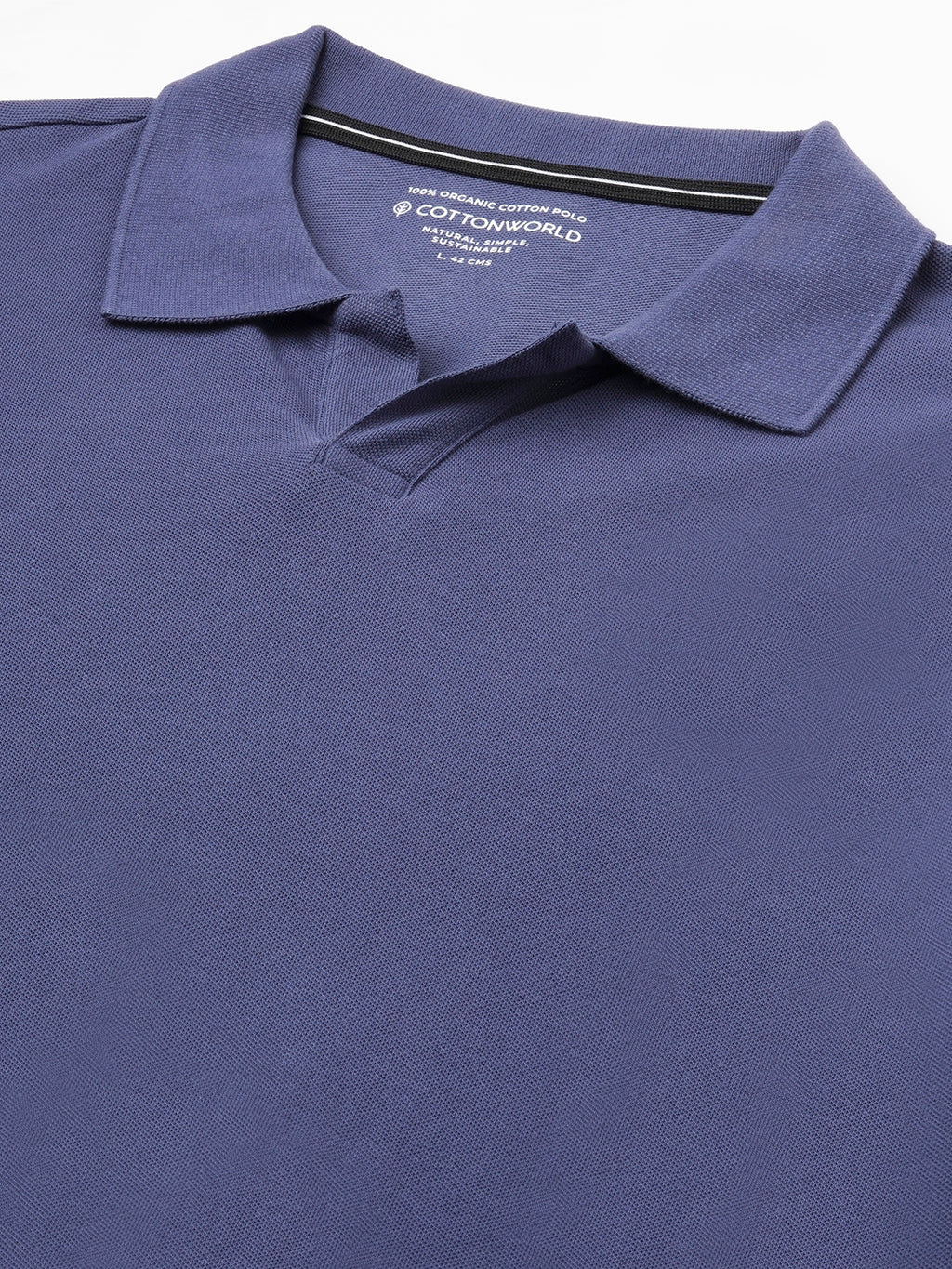 Men's Marine 100% Cotton Regular Fit Tshirt