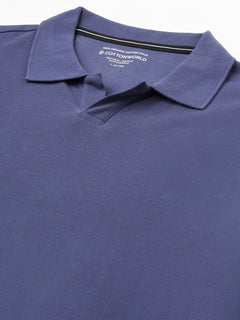 Men's 100% Cotton Regular Fit Tshirt Marine