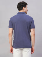 Men's Marine 100% Cotton Regular Fit Tshirt