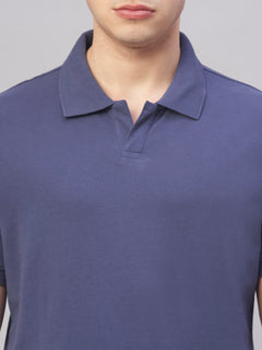 Men's 100% Cotton Regular Fit Tshirt Marine