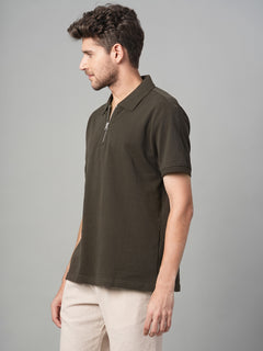 Men’s Cotton Regular Fit T-Shirt Brown
