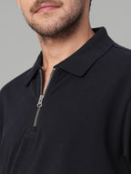 Men's Navy 100% Cotton Regular Fit Tshirt