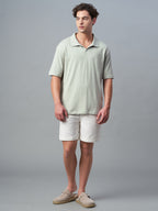 Men's Grey 100% Cotton Relax Fit Tshirt