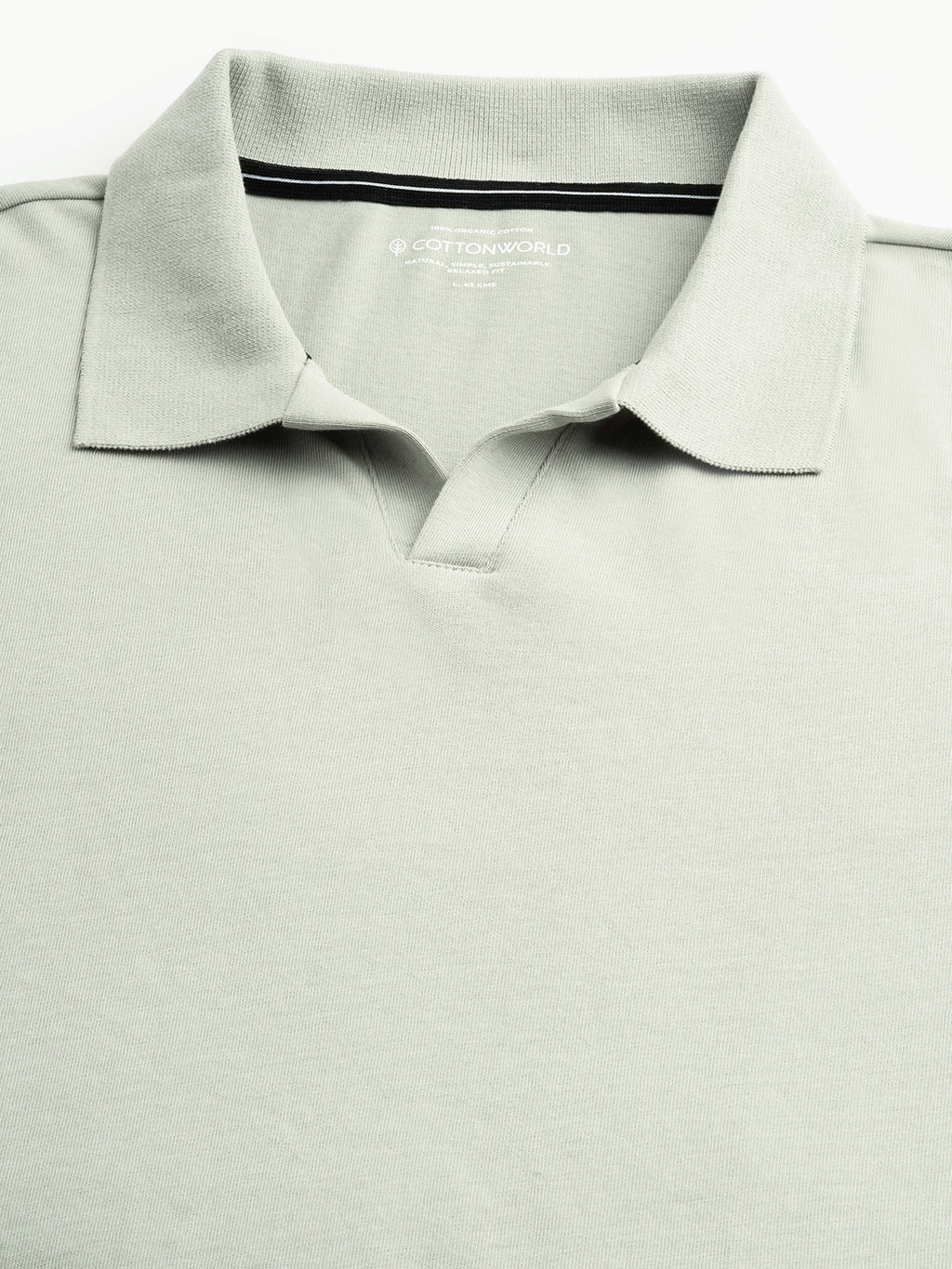 Men's Grey 100% Cotton Relax Fit Tshirt