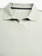 Men's Grey 100% Cotton Relax Fit Tshirt