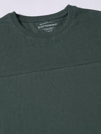 Men's Green 100% Organic Cotton Regular Fit Tshirt