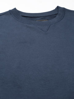 Men's Organic Cotton Regular Fit Sweatshirt Blue