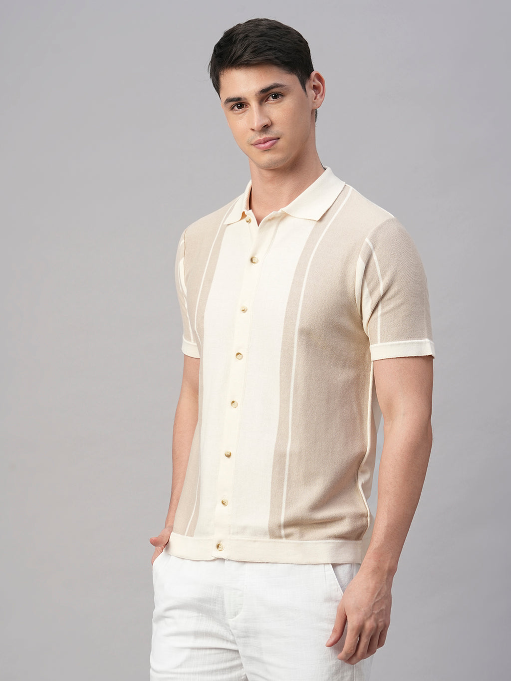 Men's Natural Cotton Regular Fit Tshirt