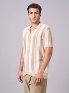 Men's Light Grey 100% Cotton Regular Fit Tshirt