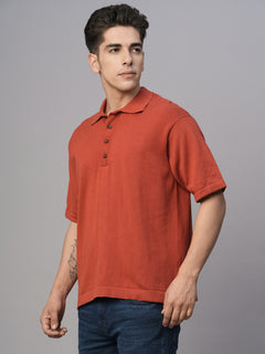 Men’s Cotton Regular Fit T-Shirt Red