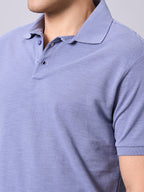 Men's Lavender 100% Organic Cotton Regular Fit Tshirt