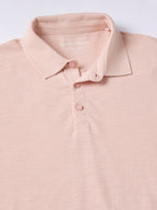 Men's Peach 100% Organic Cotton Regular Fit Tshirt
