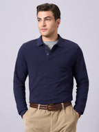 Men's Navy 100% Organic Cotton Regular Fit Tshirt