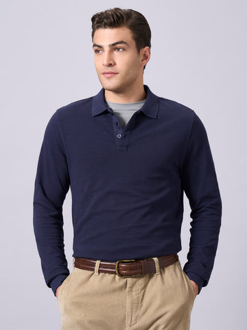 Men's Navy 100% Organic Cotton Regular Fit Tshirt