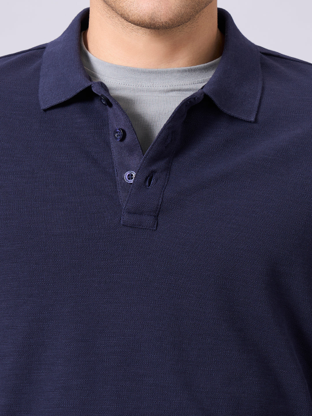 Men's Navy 100% Organic Cotton Regular Fit Tshirt
