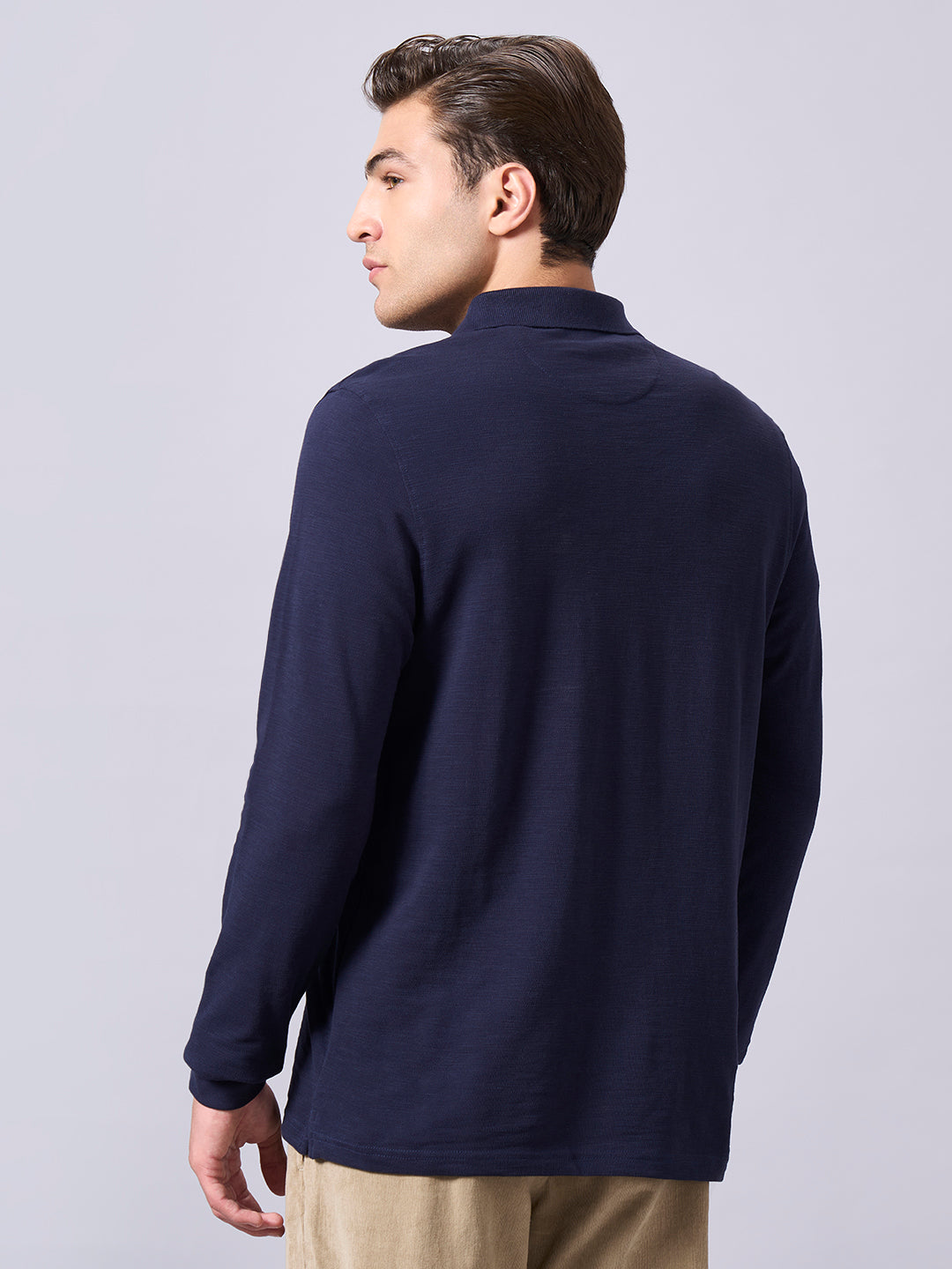 Men's Navy 100% Organic Cotton Regular Fit Tshirt