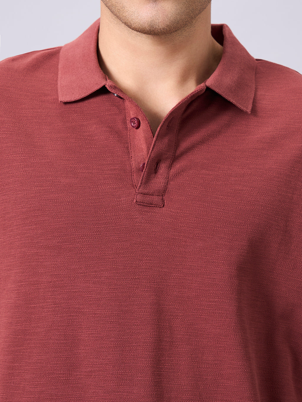 Men's Red 100% Organic Cotton Regular Fit Tshirt