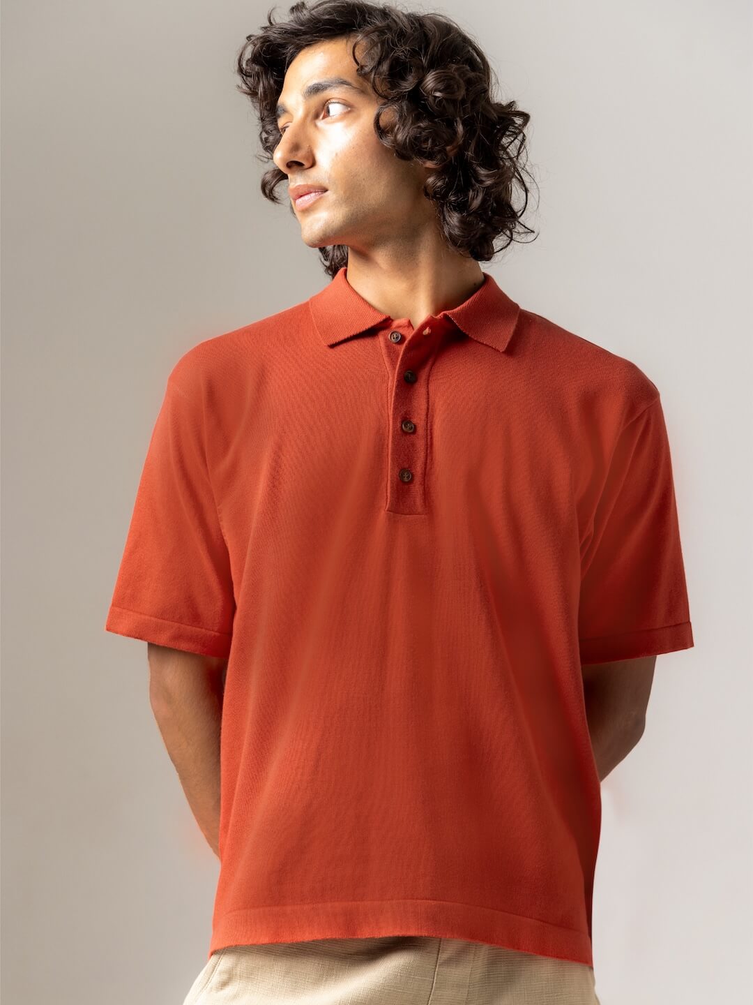 Men's Red Cotton Regular Fit Tshirt