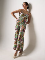 Women's Multi 100% Cotton Regular Fit Jumpsuit