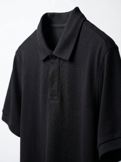 Men's Black Cotton Elastane Slim Fit Tshirt