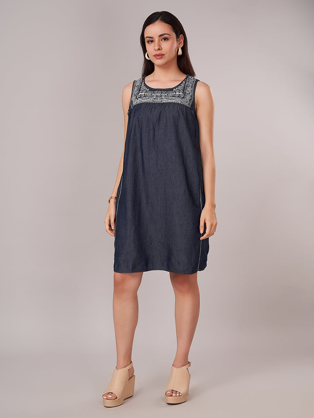 Women's 100% Cotton Regular Fit Dress Denim