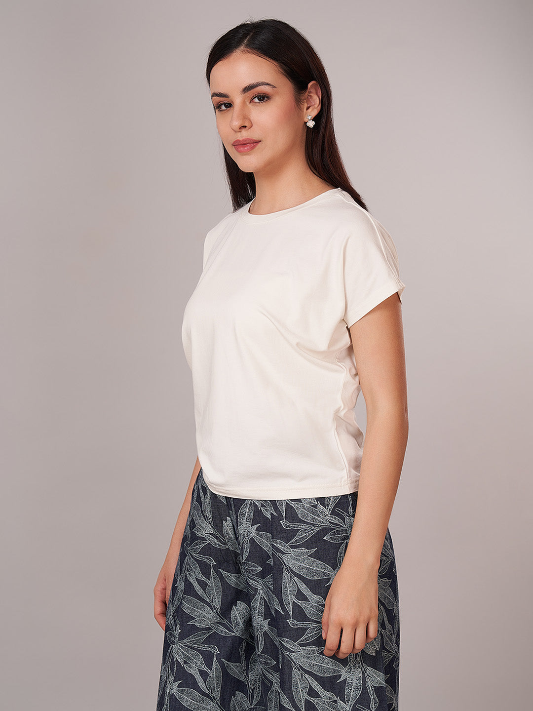 Women's Bamboo Regular Fit Tshirt Natural