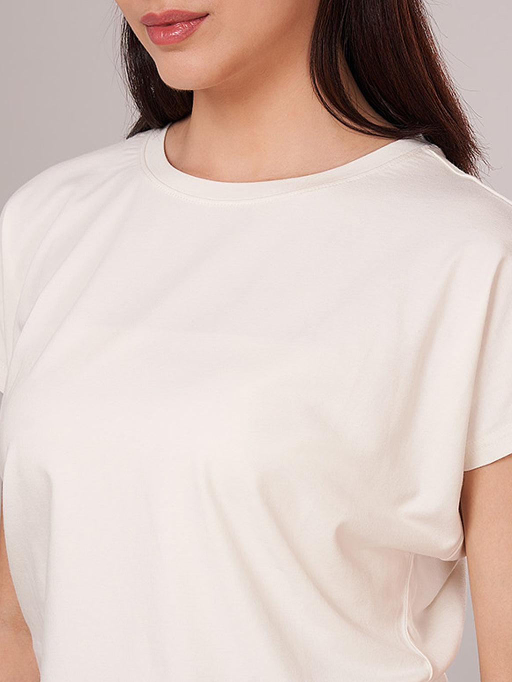 Women's Bamboo Regular Fit Tshirt Natural