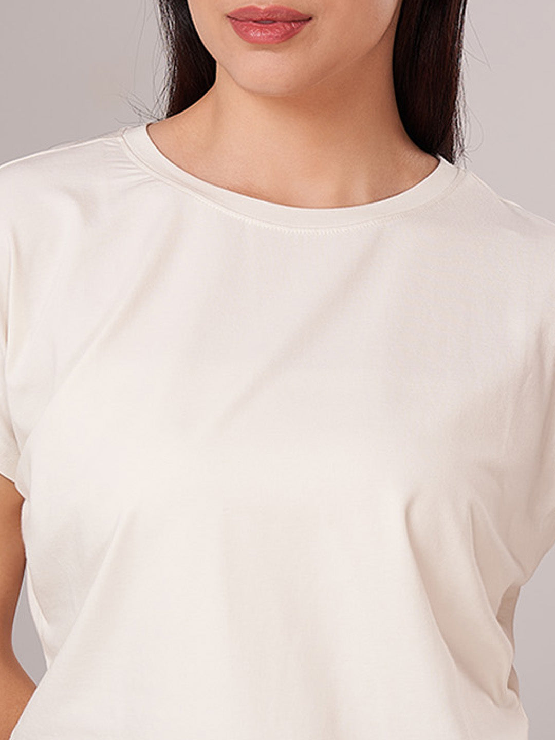 Women's Bamboo Regular Fit Tshirt Natural